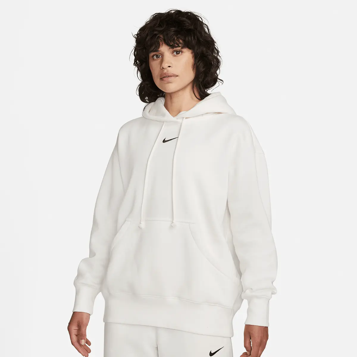 

Худи Nike Sportswear Phoenix Fleece Women's Oversized Pullover, белый/белый