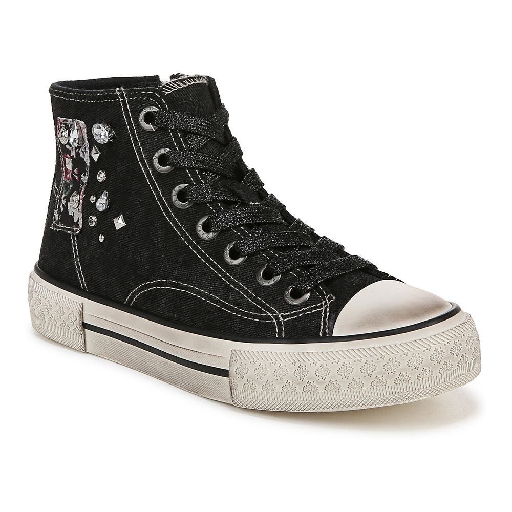 

Женские высокие кеды Blowfish Malibu Kimber-Hi, цвет Black Wash