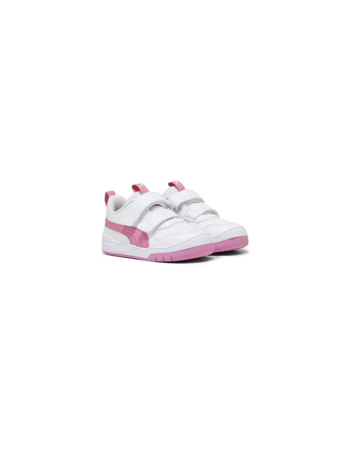 Детские кроссовки Puma Multiflex, белый/розовый — фото 3