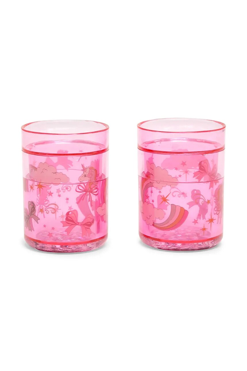 

Детская чашка, 2 шт. GLITTER CUPS, 2 шт. Konges Sløjd, розовый