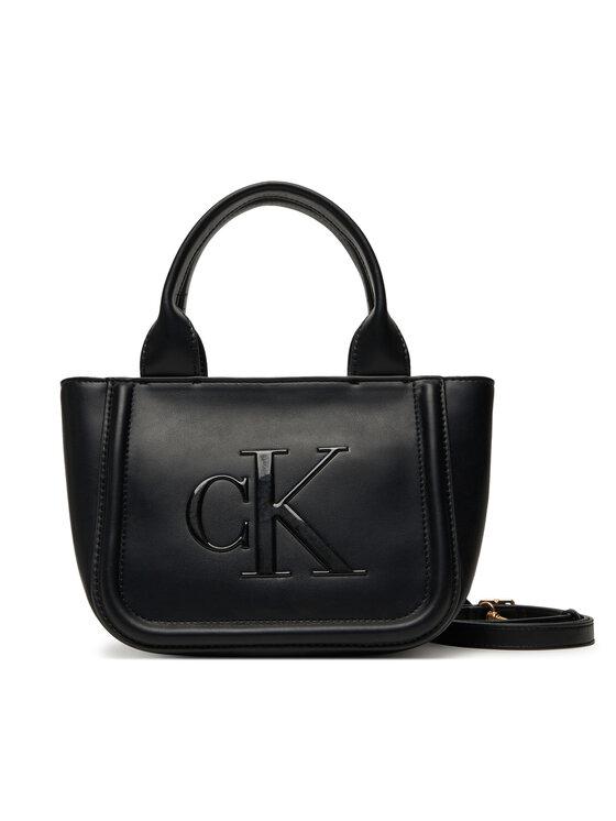 

Женская сумка Bold Ck Small Tote With Strap LV04F3219G Calvin Klein, чёрный