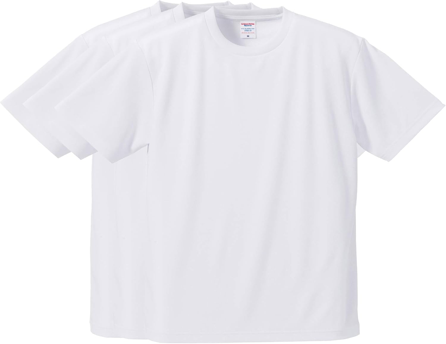 

Спортивные футболки United Athle Dry Athletic, 4,1 унции (3 шт.), унисекс, для взрослых, белый