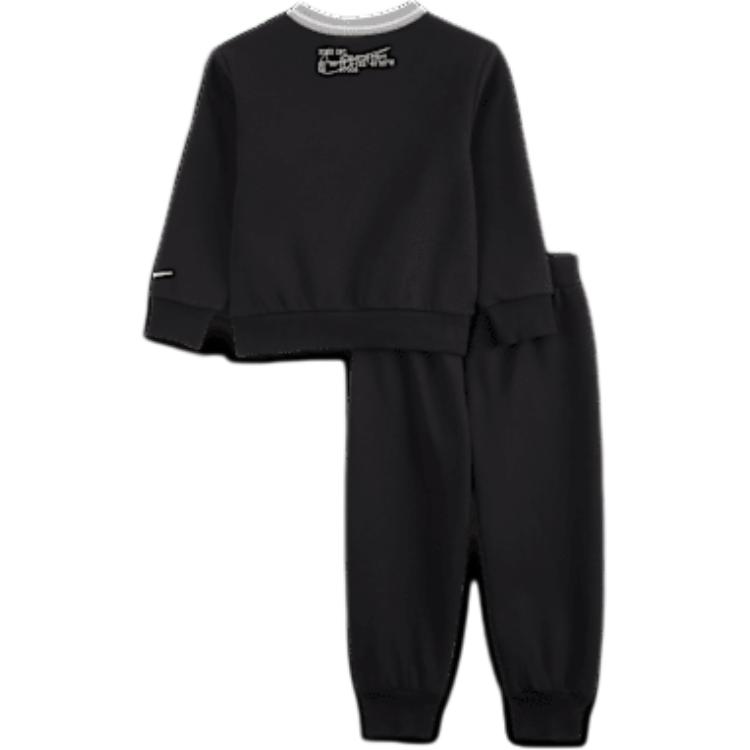 Nike Повседневная спортивная одежда Heritage Gray Black для младенцев и малышей — фото 4