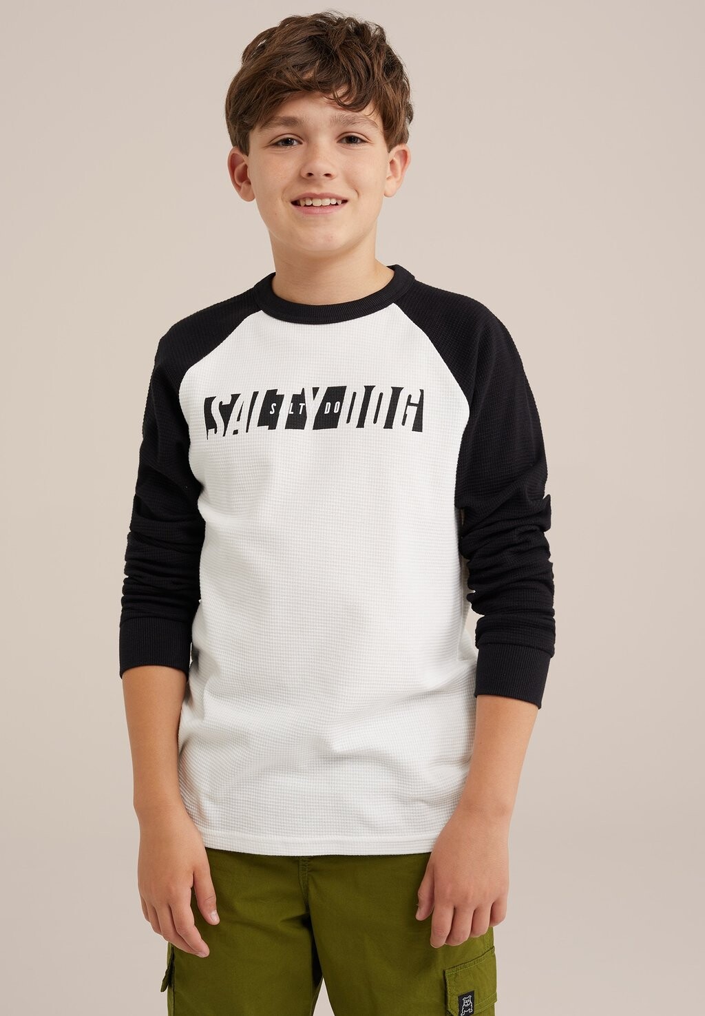 

Рубашка с длинным рукавом SALTY DOG WE Fashion, белый