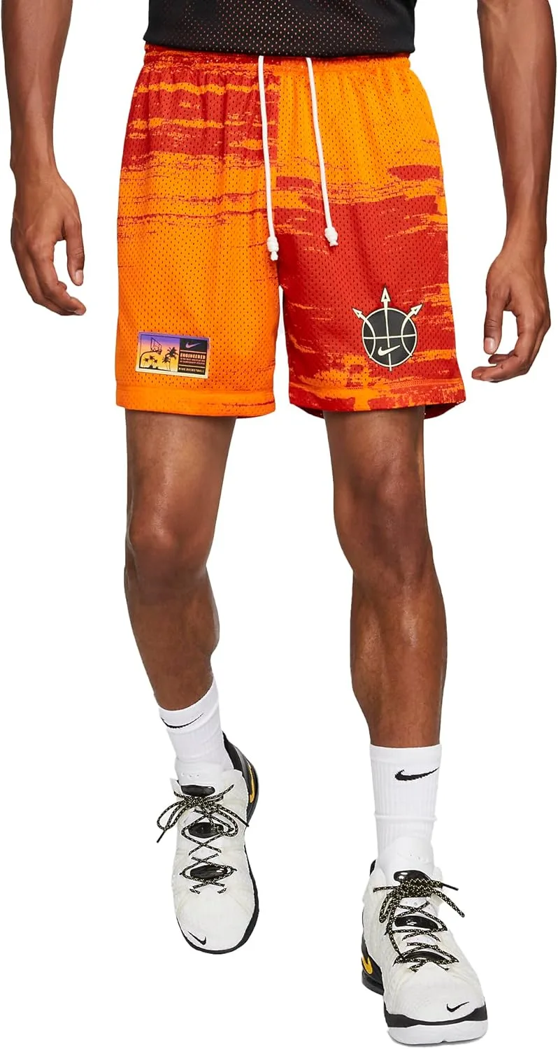 

Nike Standard Issue мужские баскетбольные шорты из сетки Magma Orange/Black