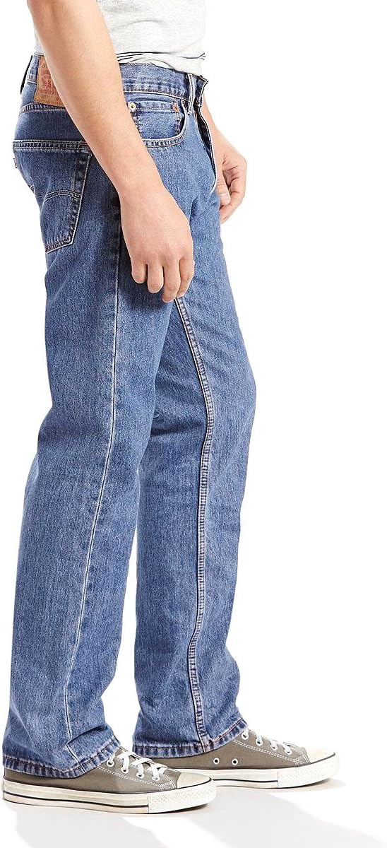 Мужские джинсы Levi's 505 Regular Fit (также доступны в размерах Big и Tall), Medium Stonewash — фото 3