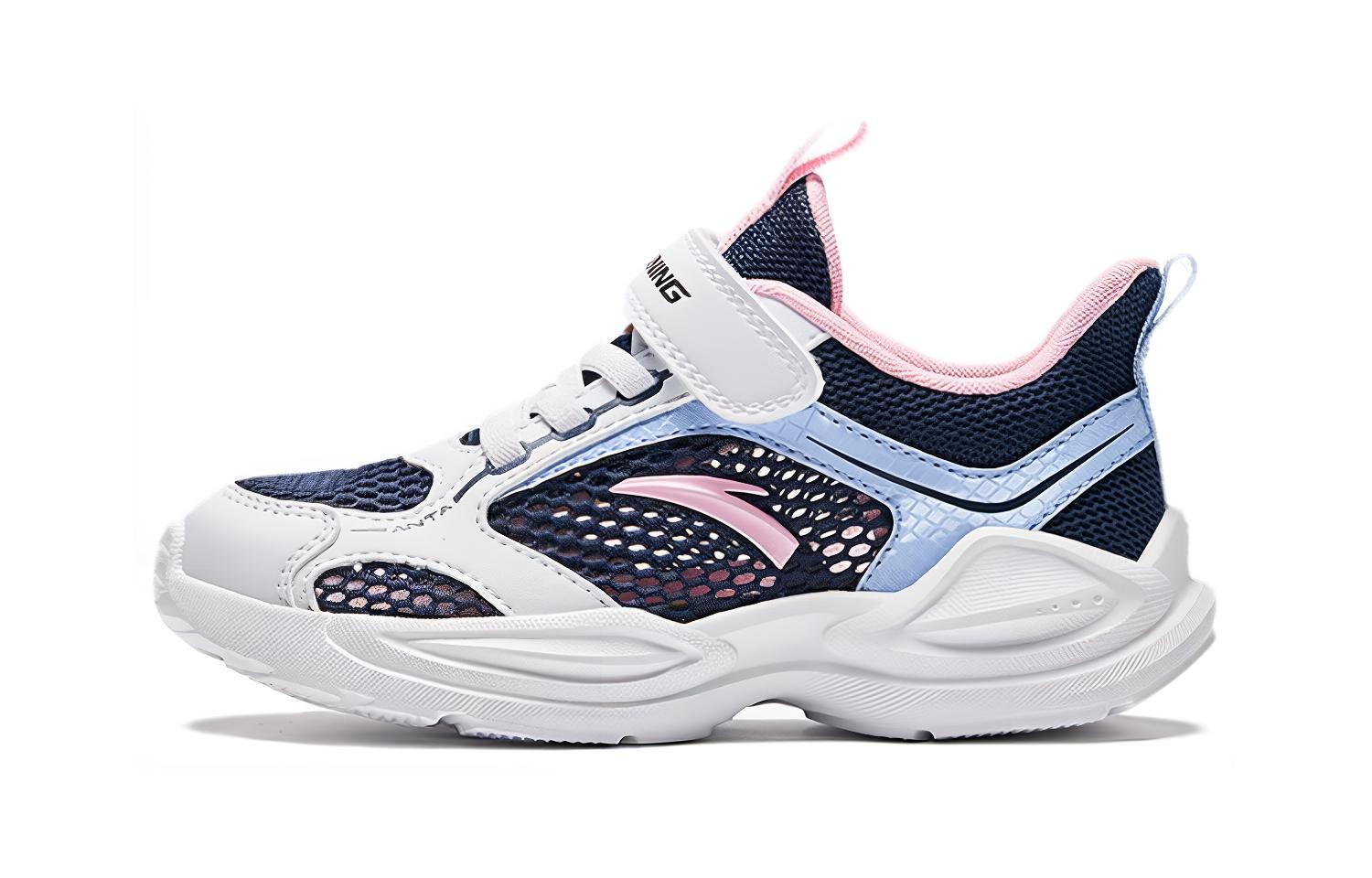 

Antakids Кроссовки детские с амортизаторами Rebound Low Top, белые, синие, розовые, для детей от 3 до 7 лет