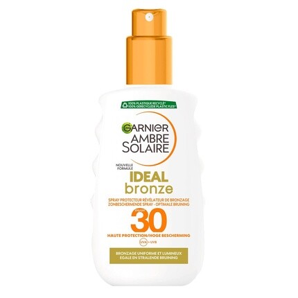 

Солнцезащитный спрей Garnier Ambre Solaire Ideal Bronze SPF 30 — 200 мл