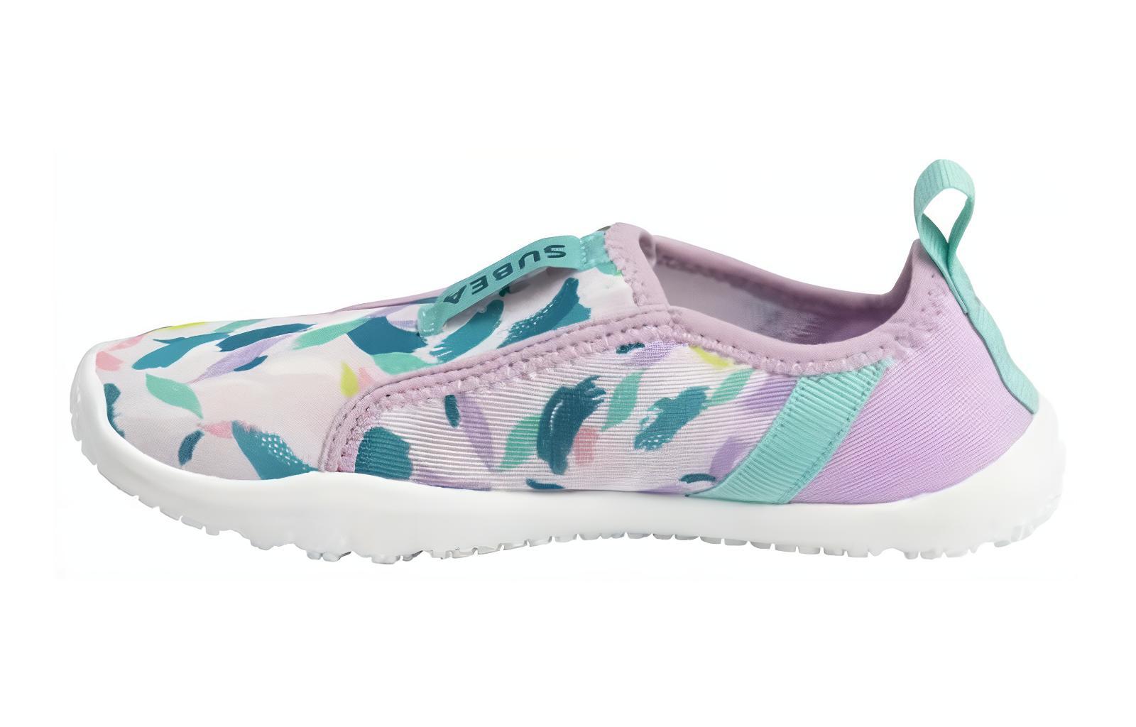 

DECATHLON Амортизация, износостойкие низкие детские повседневные кроссовки Purple White Kids