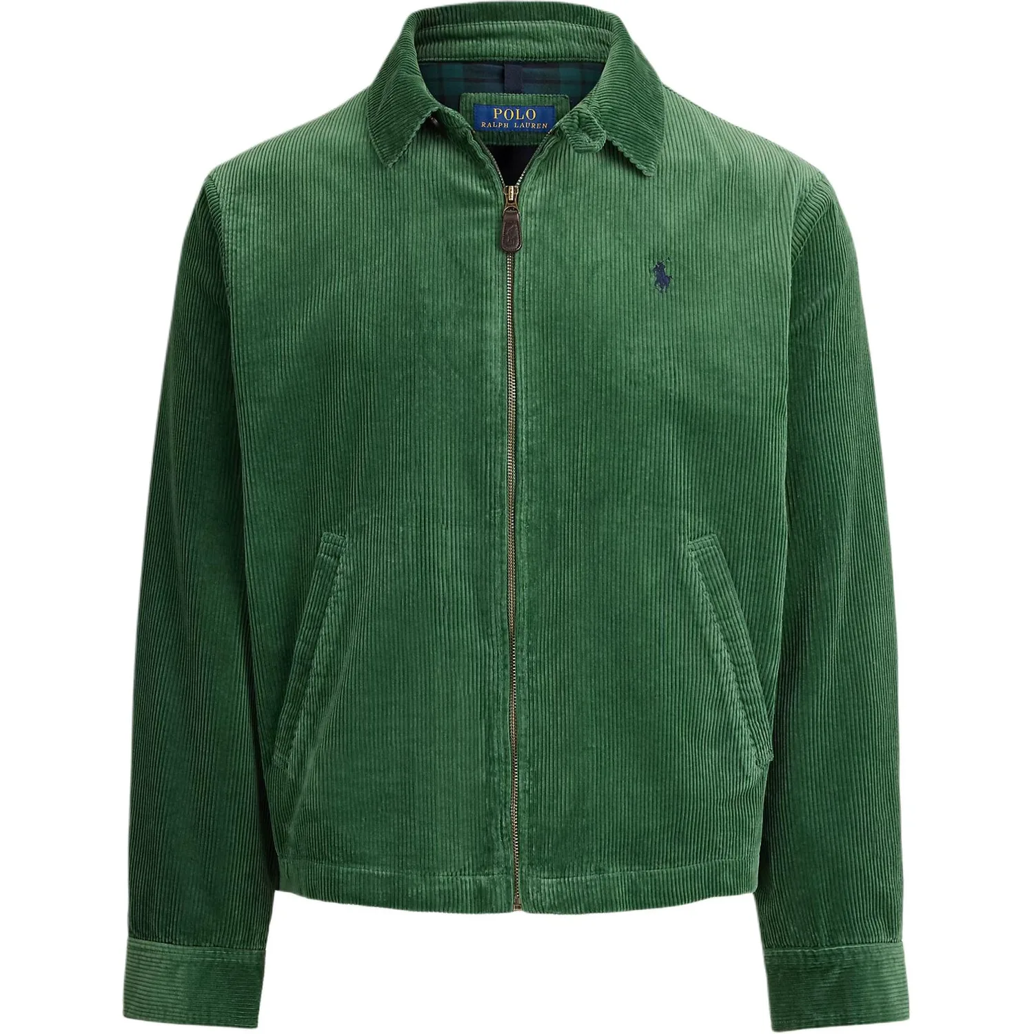 Вельветовая куртка на молнии Polo Ralph Lauren, Grassland Green