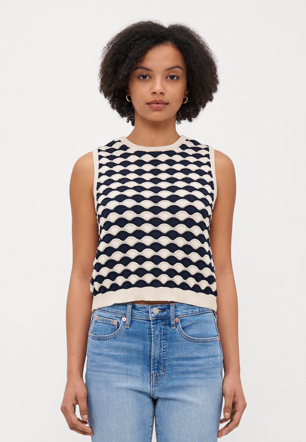 

Джемпер VMCARRY O NECK Vero Moda Petite, кремовый