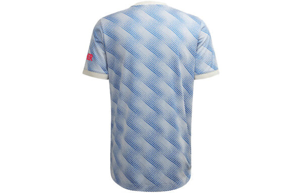 Футболка Adidas Manchester United 21/22 Away Authentic Jersey 'Cloud White', белый — фото 2