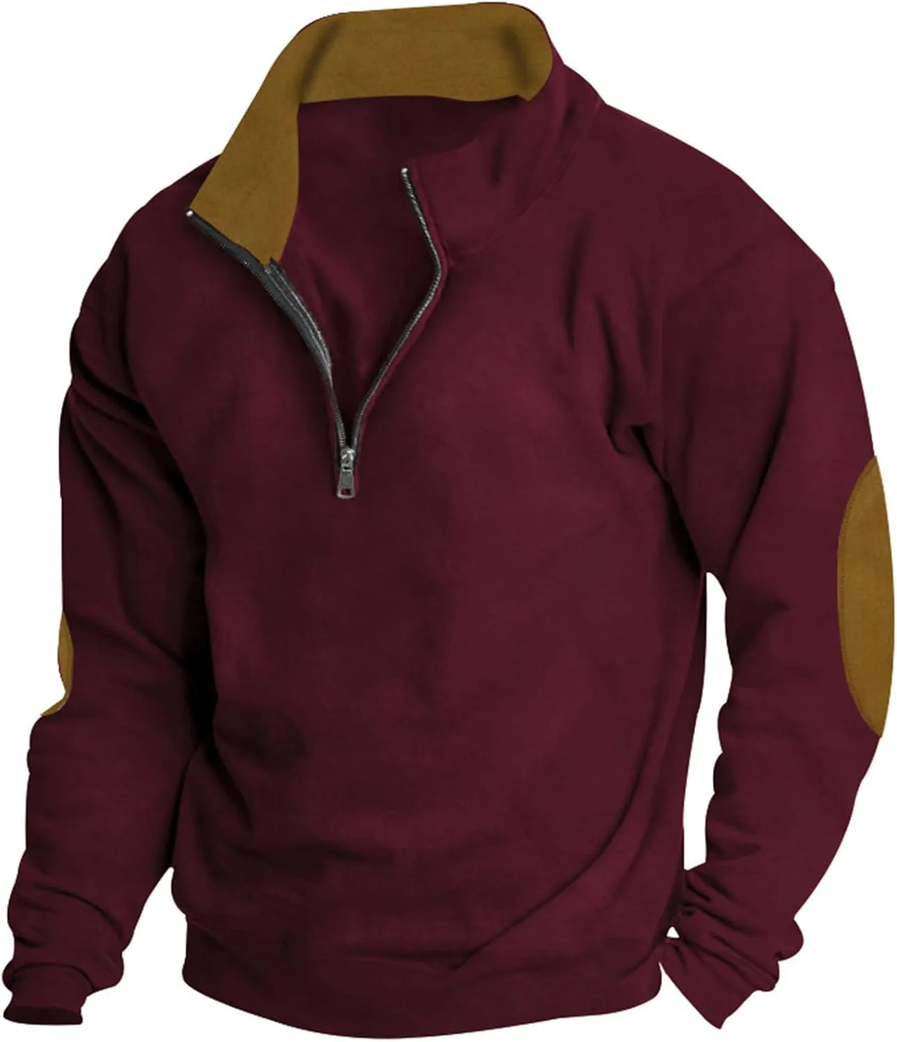 

Мужской худи оверсайз 1/4 молния ковбойский вестерн ацтек лацкан