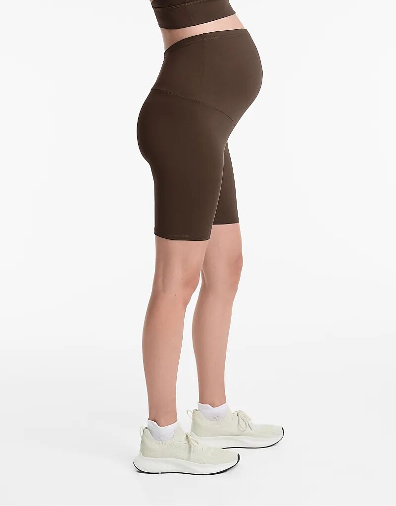

Леггинсы Oysho Maternity Comfortlux 20 см темно-коричневого цвета