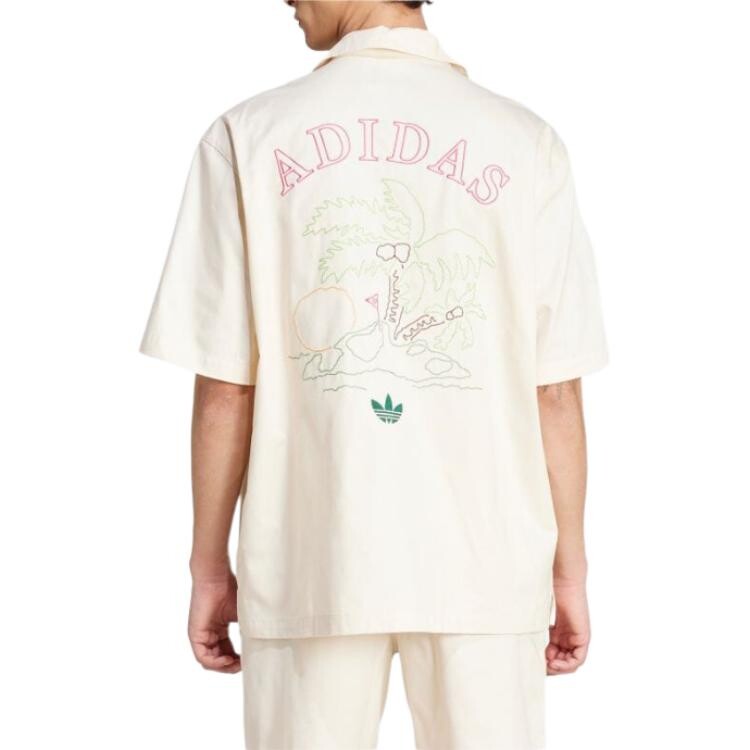 Рубашка Leisure League мужская белая Adidas Originals, белый — фото 4