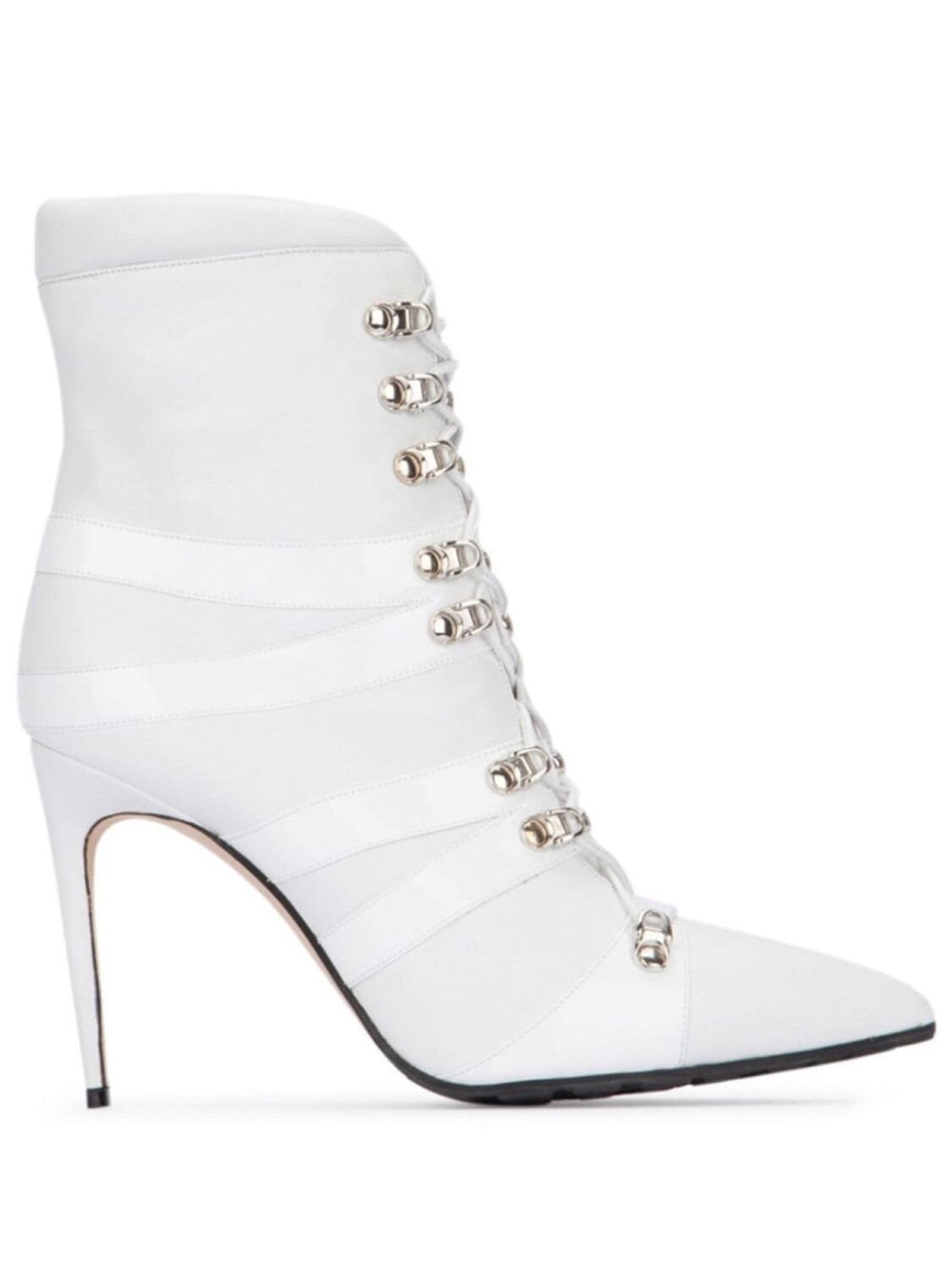 Ботинки Manolo Blahnik 105 мм Roblax, белый