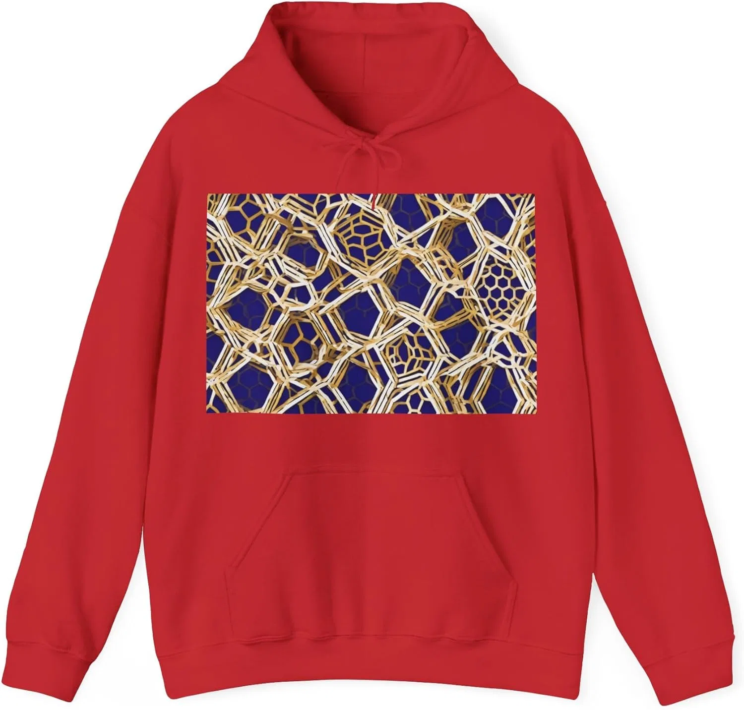 boostlete-rise-grind-pattern-hex-paper-0475 — Толстовка с капюшоном унисекс из плотной смесовой ткани (Gildan)