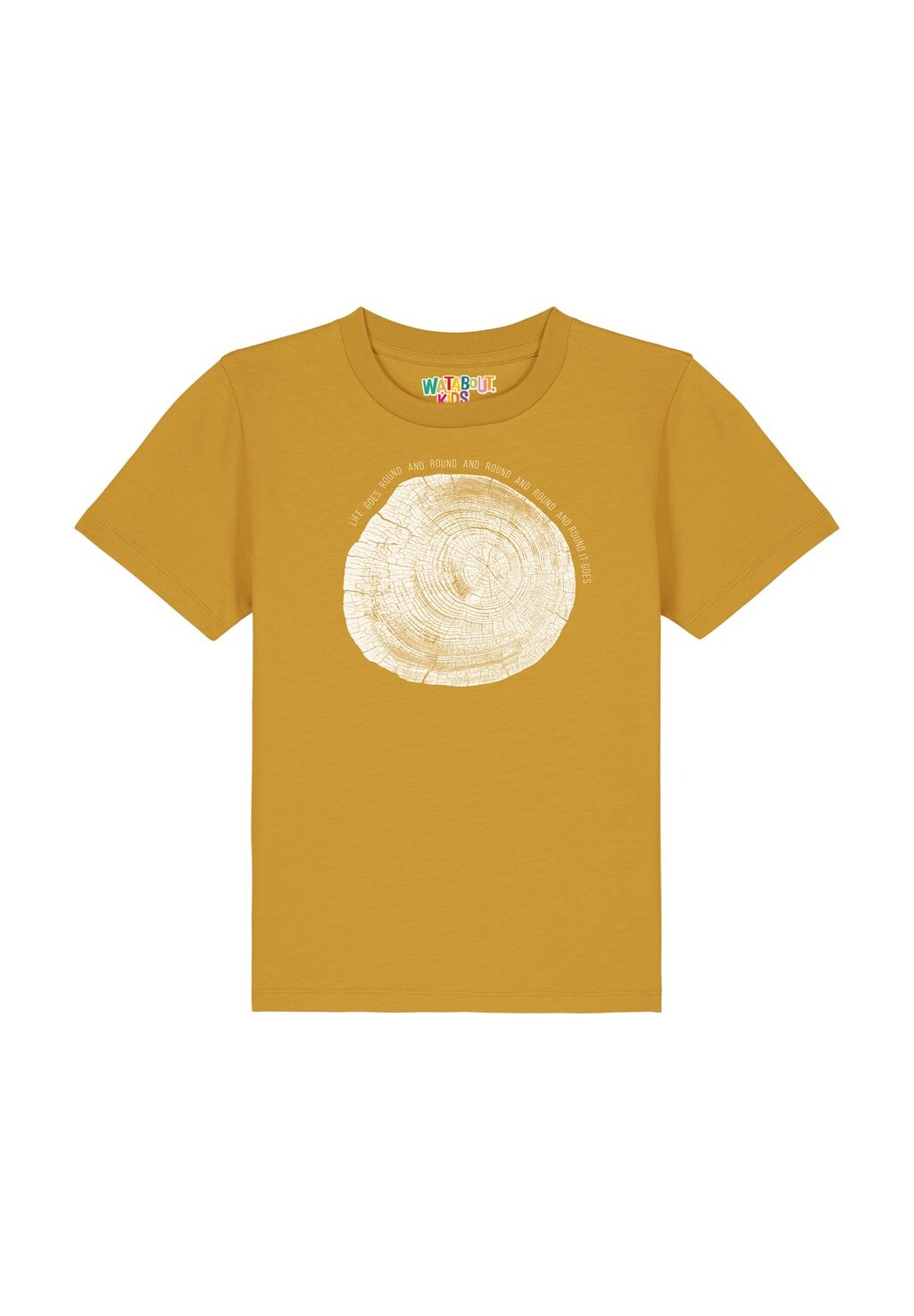 

Футболка с принтом BAUMSCHEIBE Watapparel, цвет ochre