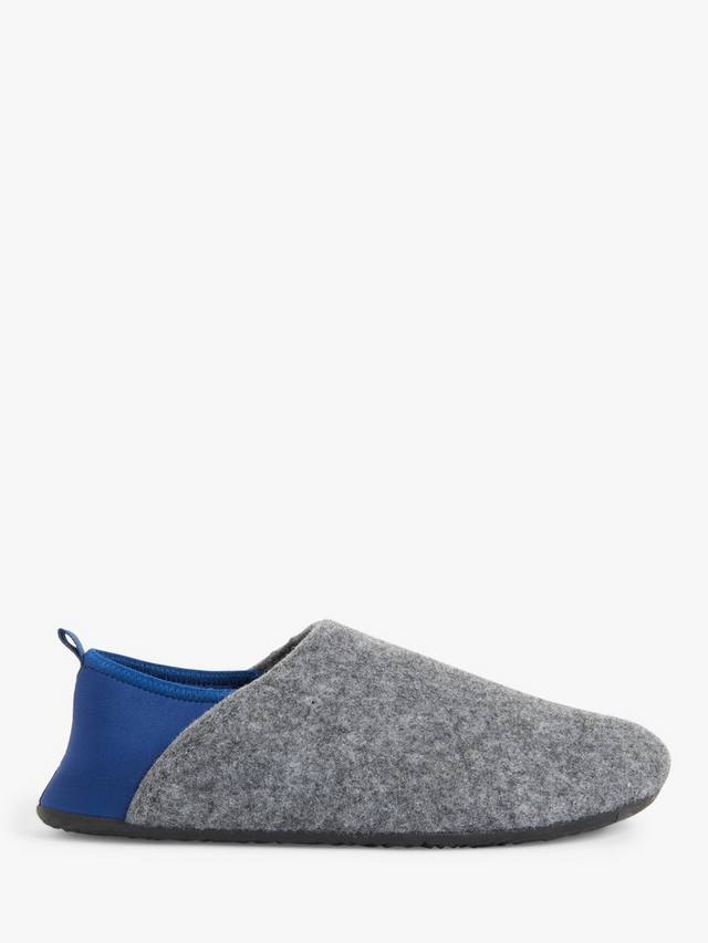

Тапочки из набивного войлока John Lewis , цвет Blue/Grey