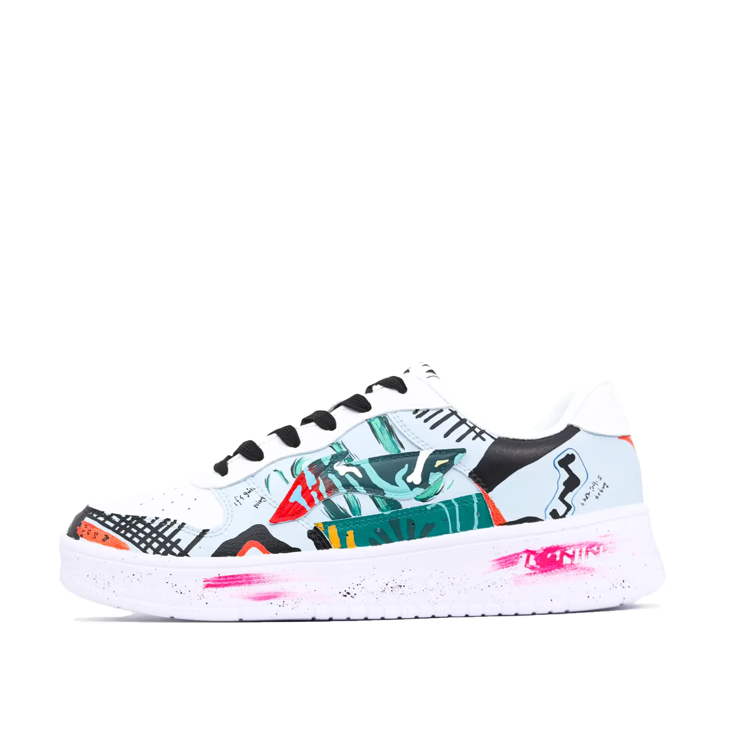 

Li-Ning Li Ning Floating Boat Coverage Abrasion Resistant Balance Low top Skateboard Shoes Men's Blue Green