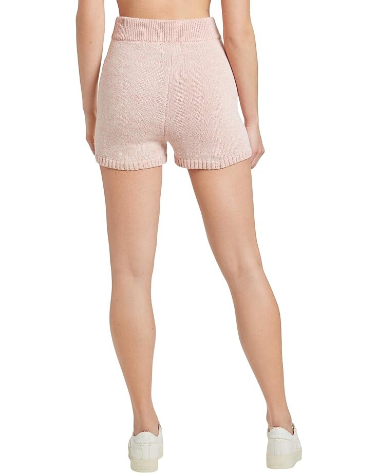 

Шорты Juicy Couture Ribbed Waist Sweater Shorts, цвет Rose Marbled Combo