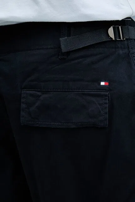 Шорты карго из эластичной ткани Tommy Hilfiger, синий — фото 4