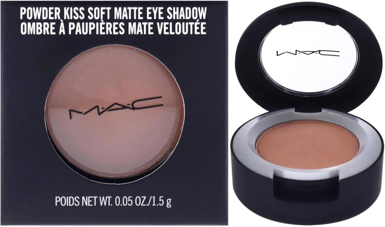 Тени для век Mac Powder Kiss Eyeshadow Watt Clout! 1.5g бежевый