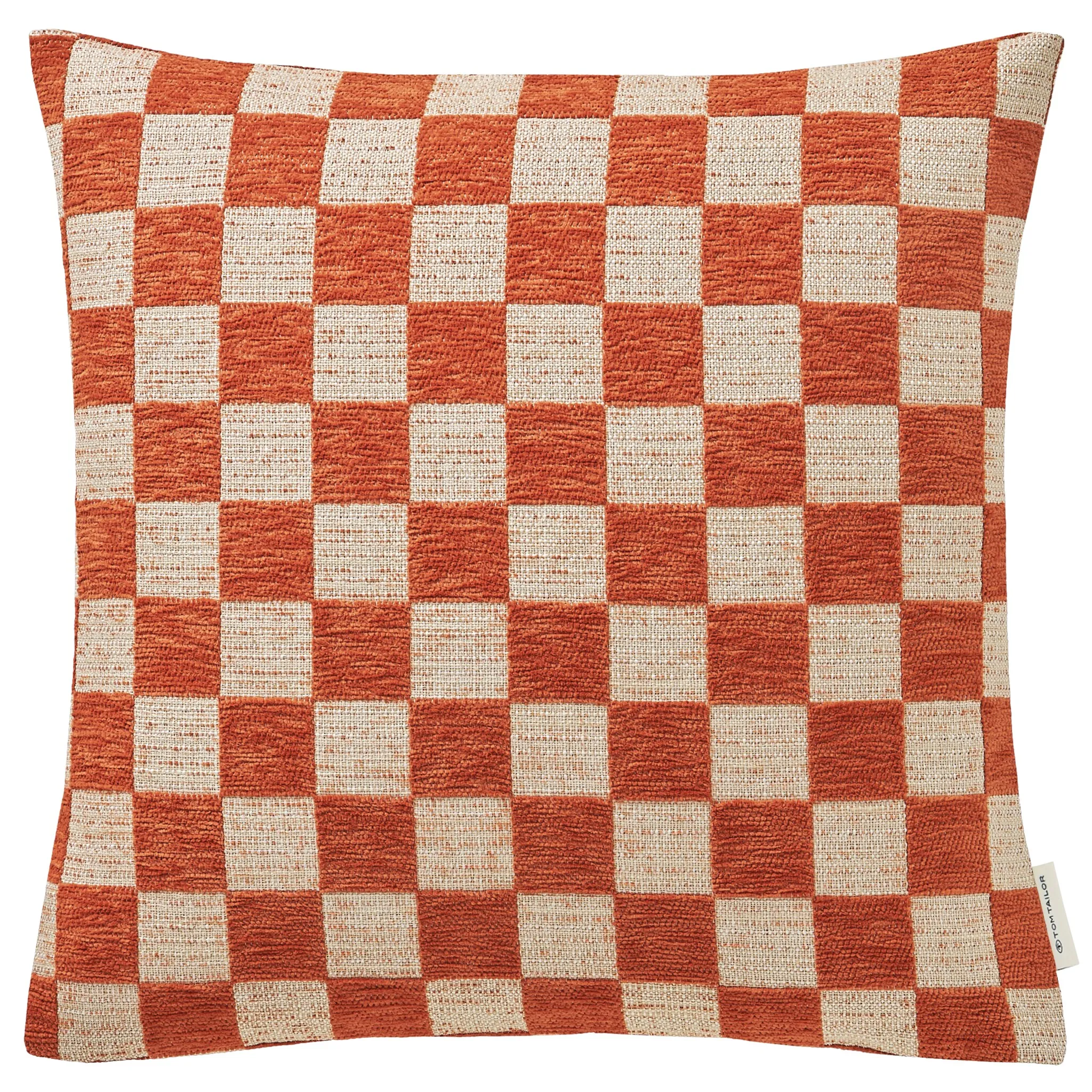 

Чехол на подушку TOM TAILOR HOME «Шахетка», (1 шт.), цвет blutorange