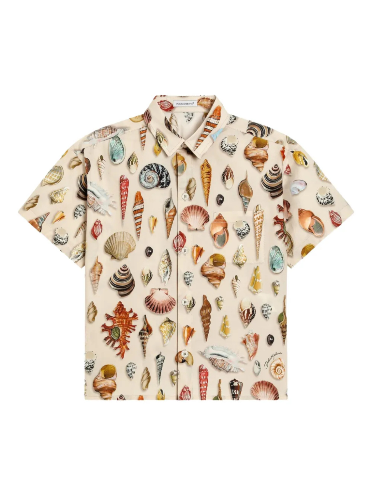 

Dolce & Gabbana Kids рубашка с принтом, нейтральный