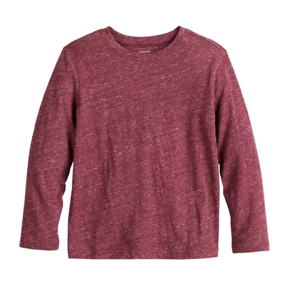 

Мальчиковая футболка с длинным рукавом Essential Texture, 4-12 лет Jumping Beans, цвет maroon