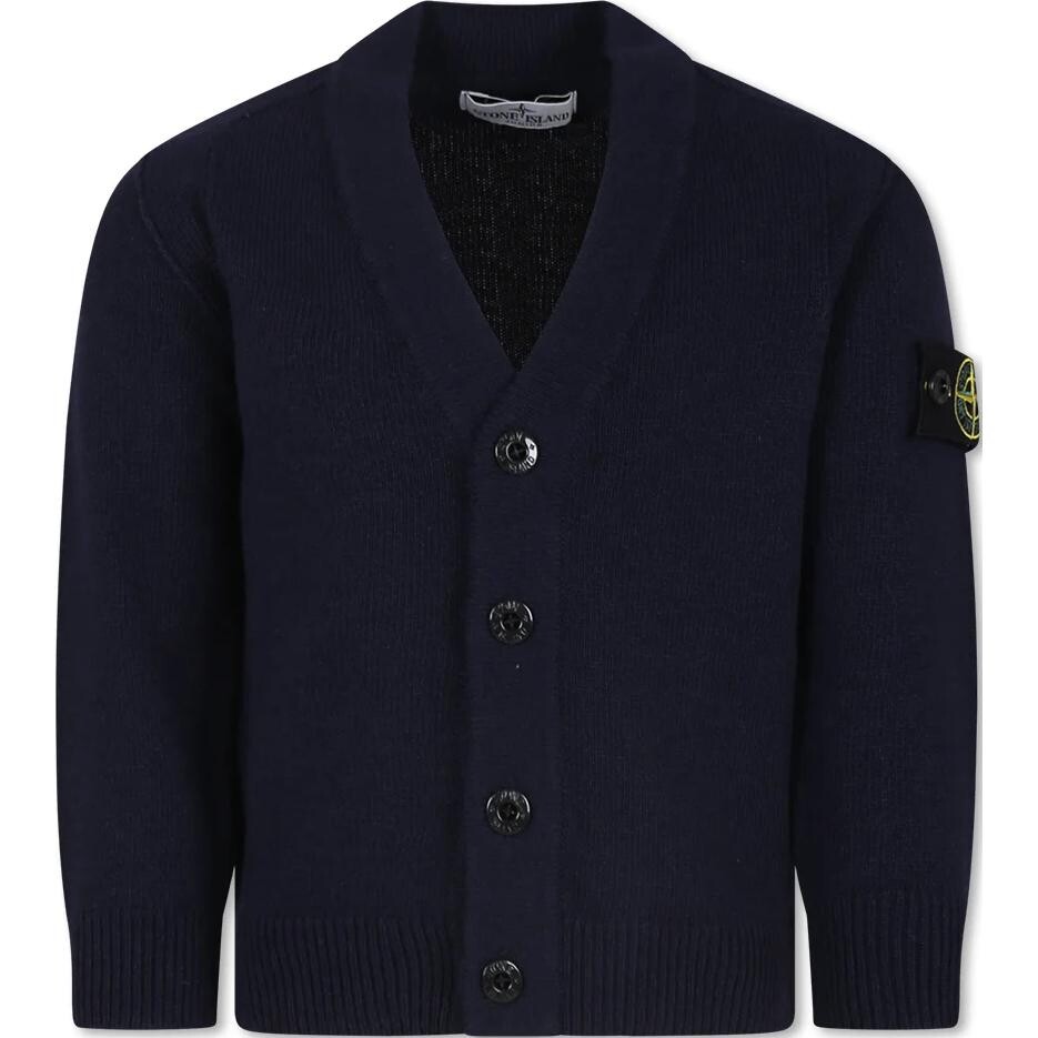 

Куртка детская Stone Island на пуговицах, темно-синий