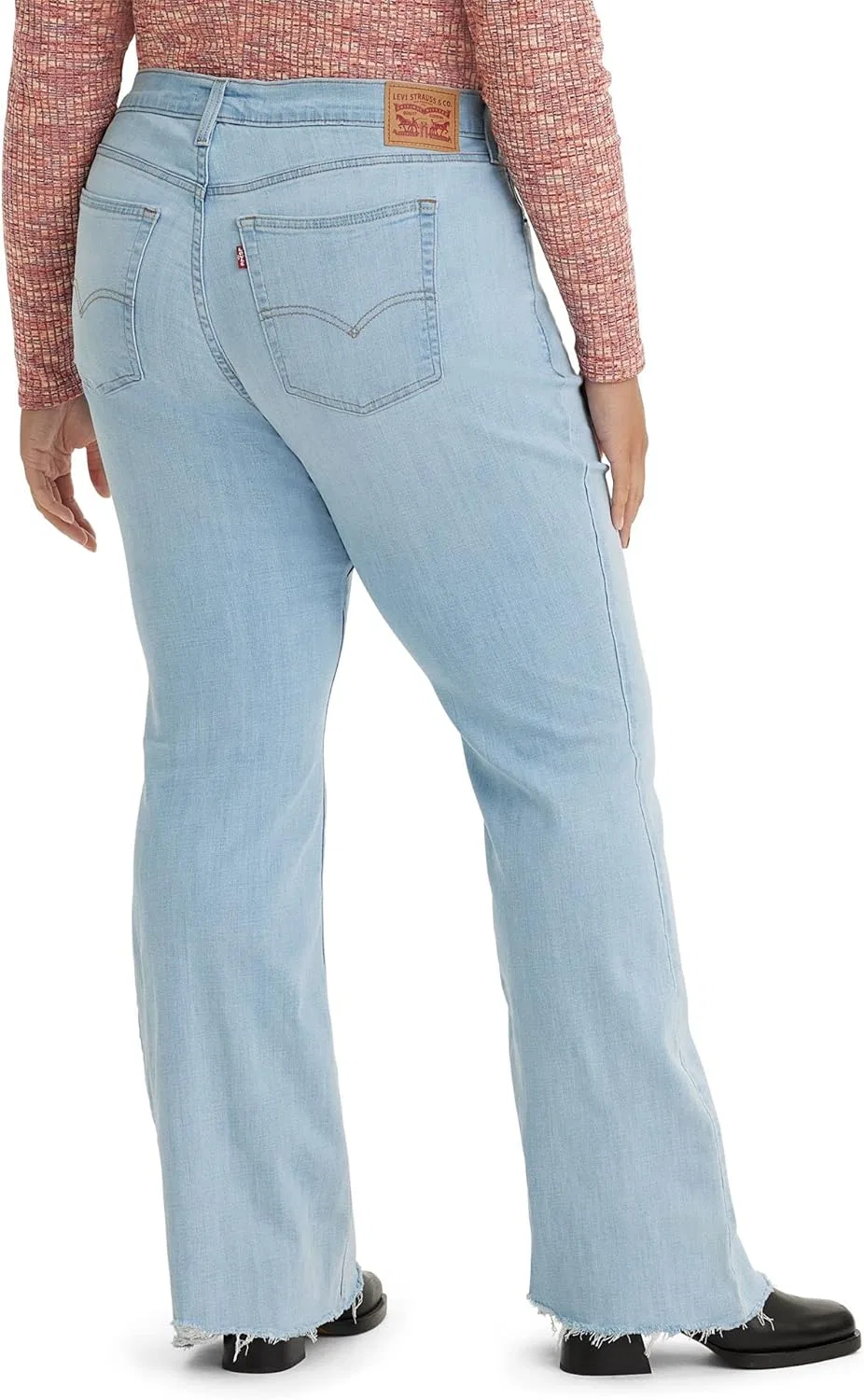 Levi's Women's 726 Высокие расклешенные джинсы (также доступны в размерах Plus), светло-индиго — фото 2