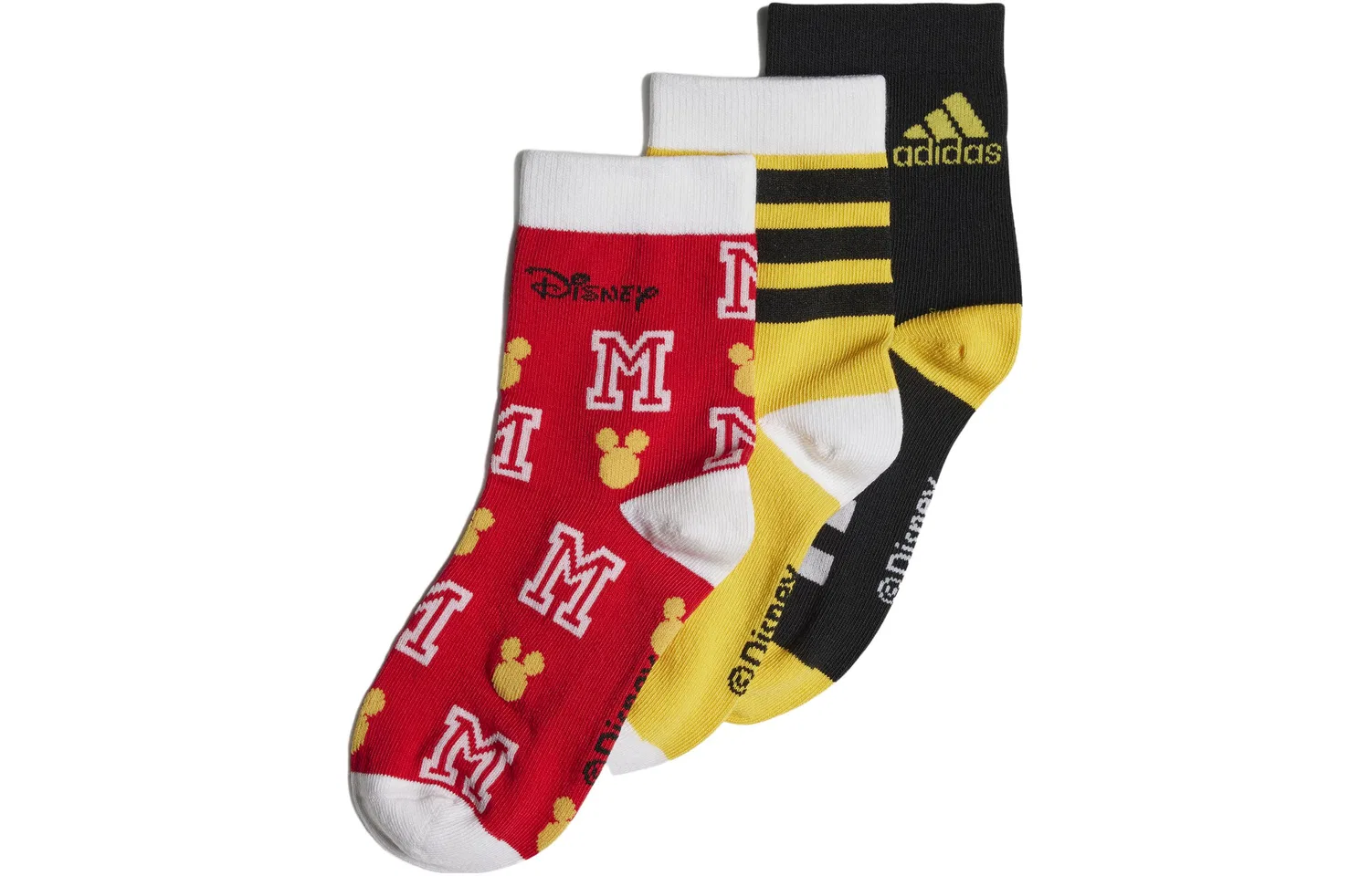 Носки детские набор 3 пары Adidas Disney черные