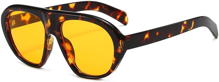 

bullabulling Модные солнцезащитные очки-пилот для женщин и мужчин, винтажные, большие, в стиле 70-х, с плоской верхней частью, классические панк-солнцезащитные очки для активного отдыха, C8