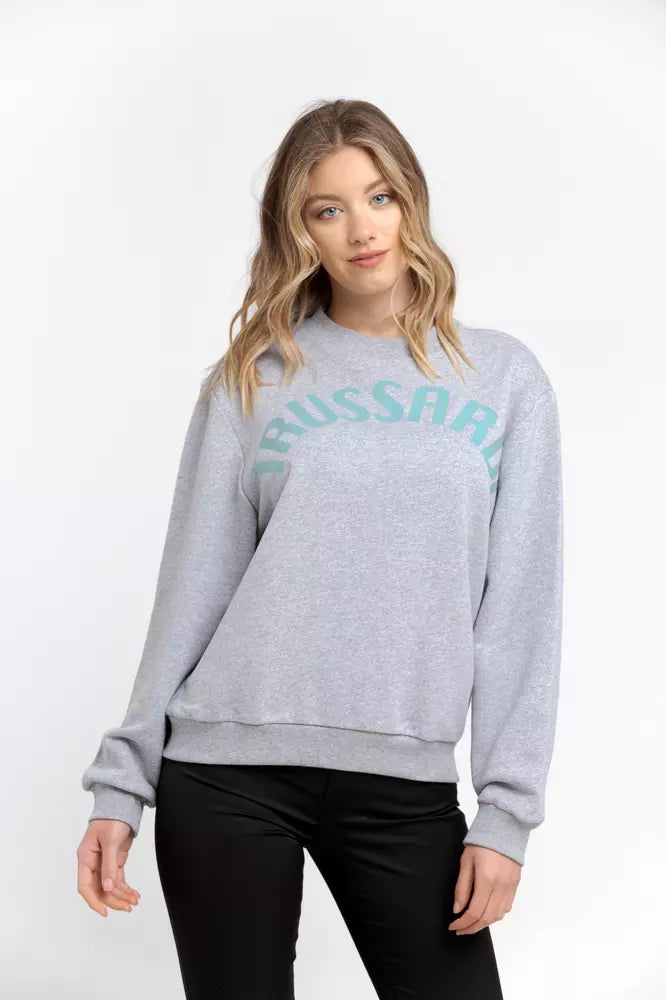 

Женский свитер Trussardi Cotton, серый