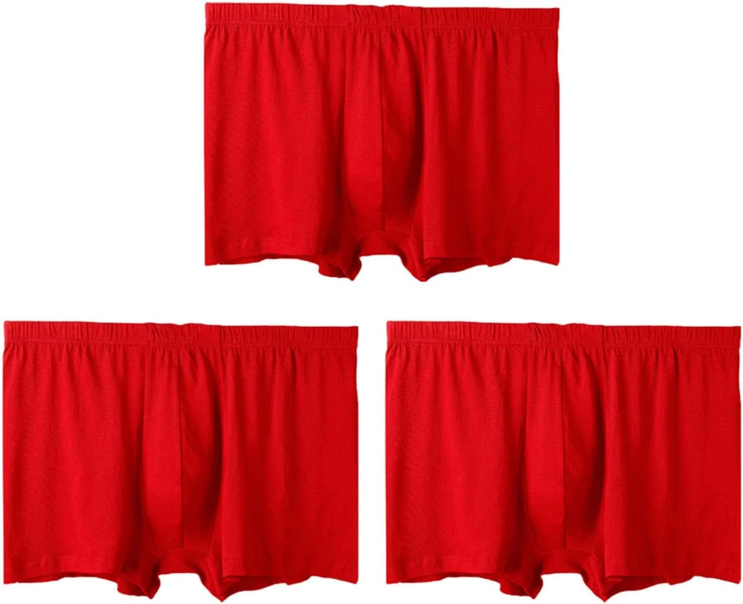 Боксеры свободные, Oversized Pants, Red