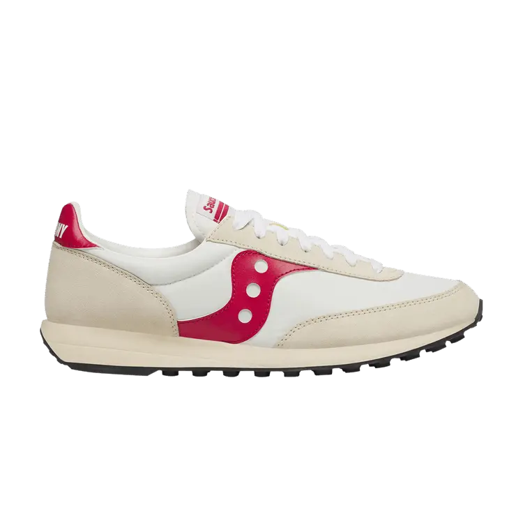

Кроссовки Saucony Trainer 80 White Red, кремовый, Бежевый, Кроссовки Saucony Trainer 80 White Red, кремовый