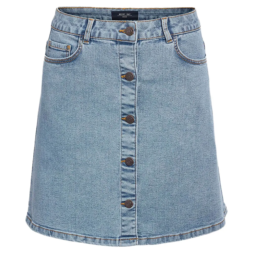 

Юбка Noisy May Ronnie A Shape Vi375Lb denim skirt, синий