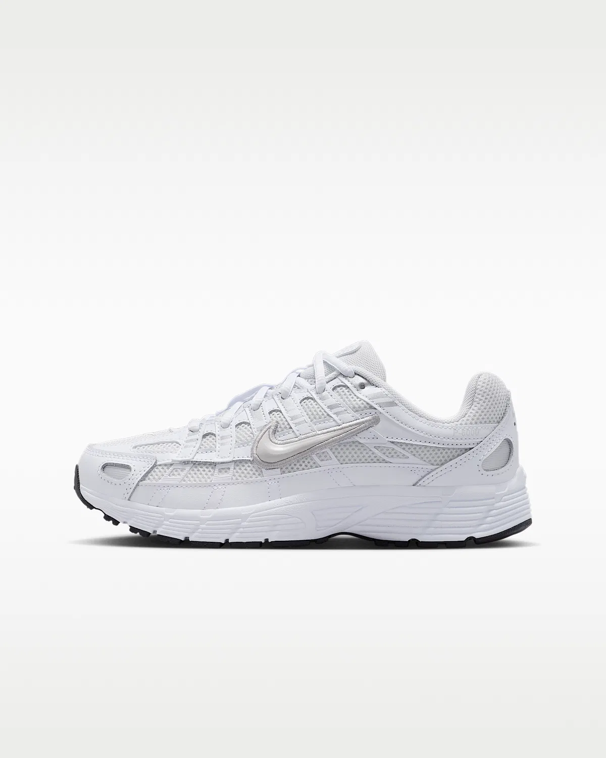 Кроссовки Nike P-6000 для детей, Platinum Tint/White/Metallic Silver/Platinum Tint