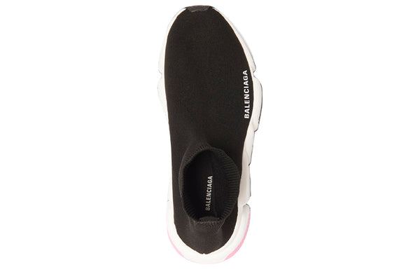 Кроссовки speed trainer 'black pink' Balenciaga, черный — фото 2