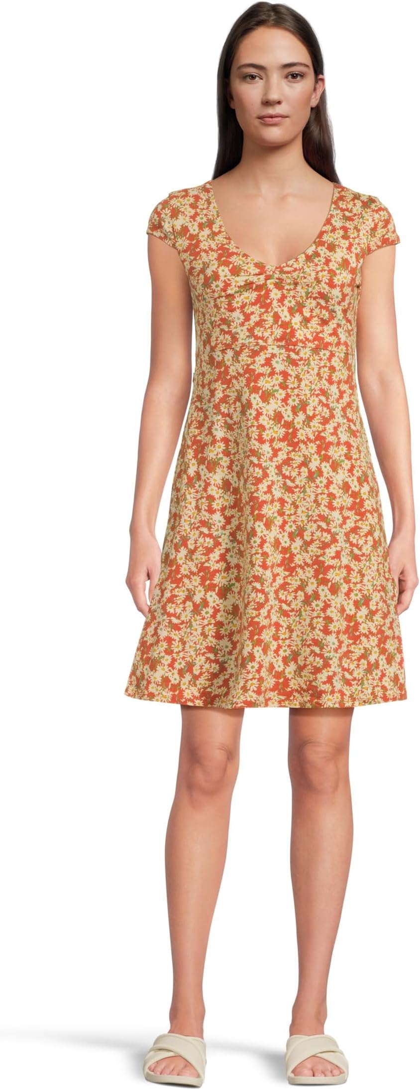 

Платье Toad&Co Rosemarie Dress, Mango Daisy Field Print