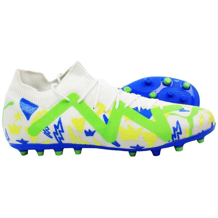Бутсы для футбола для взрослых Puma Future Match N MG белые — фото 4