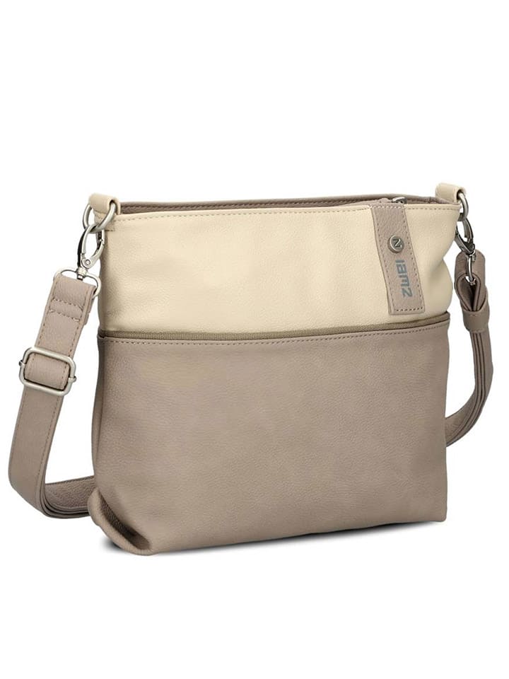 

Zwei Сумка через плечо светло-коричневого/бежевого цвета - (Ш)27 x (В)23 x (Г)10 см