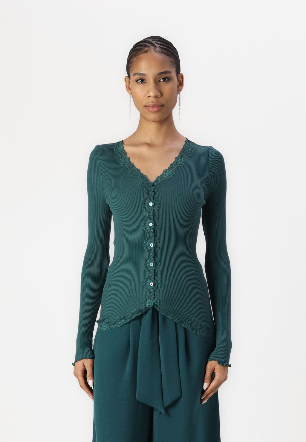

Кардиган BABETTE V NECK CARDIGAN Rosemunde, зеленый