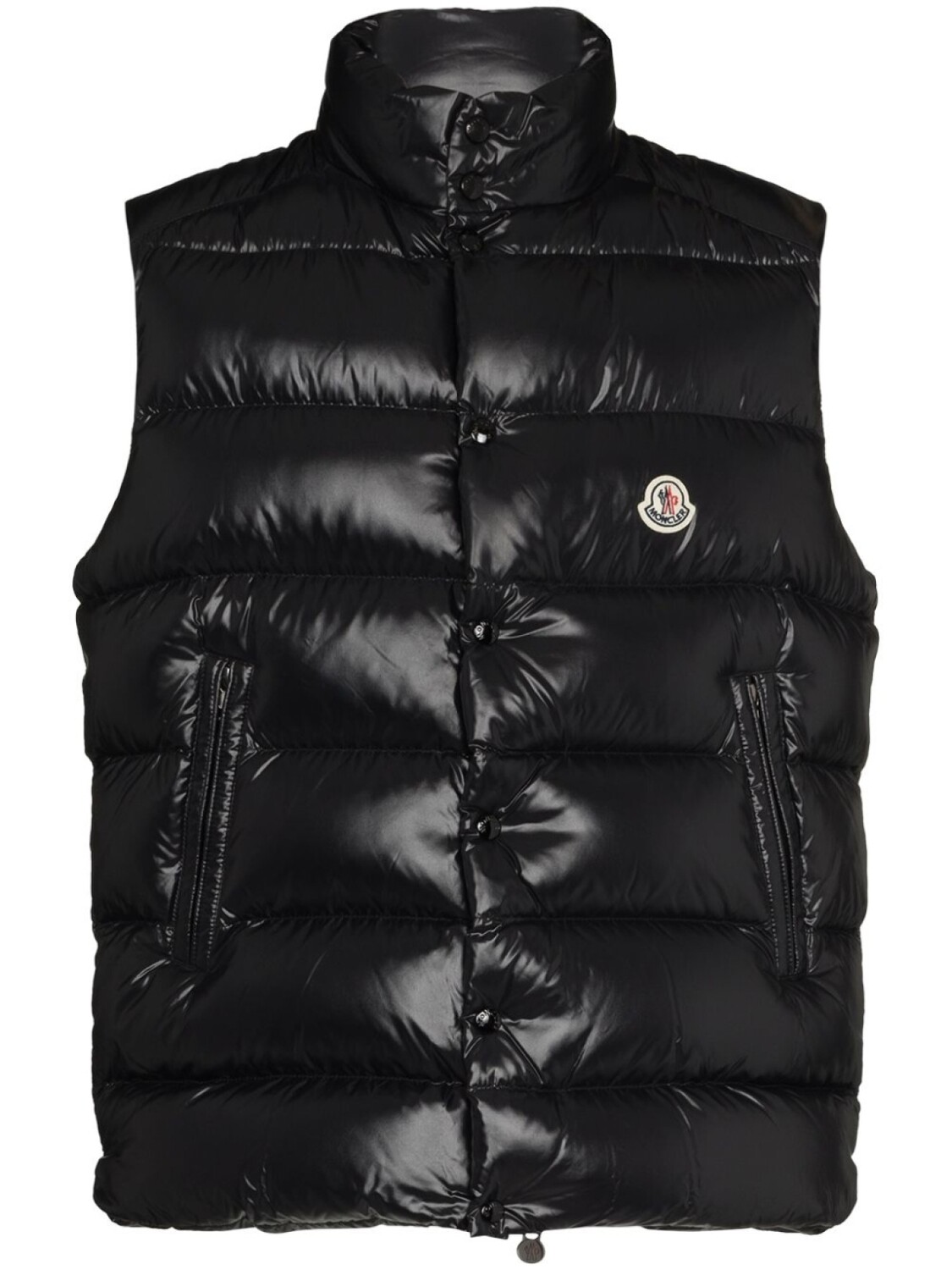 

Дутый жилет Tibb с нашивкой-логотипом Moncler, черный