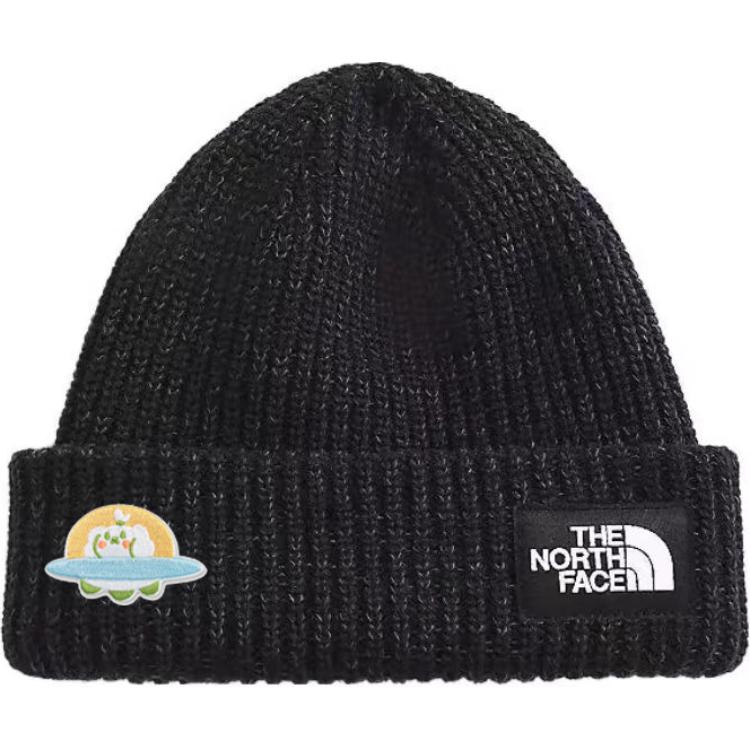 

THE NORTH FACE Полиэстеровая шапка унисекс черная, One Size Black Logo