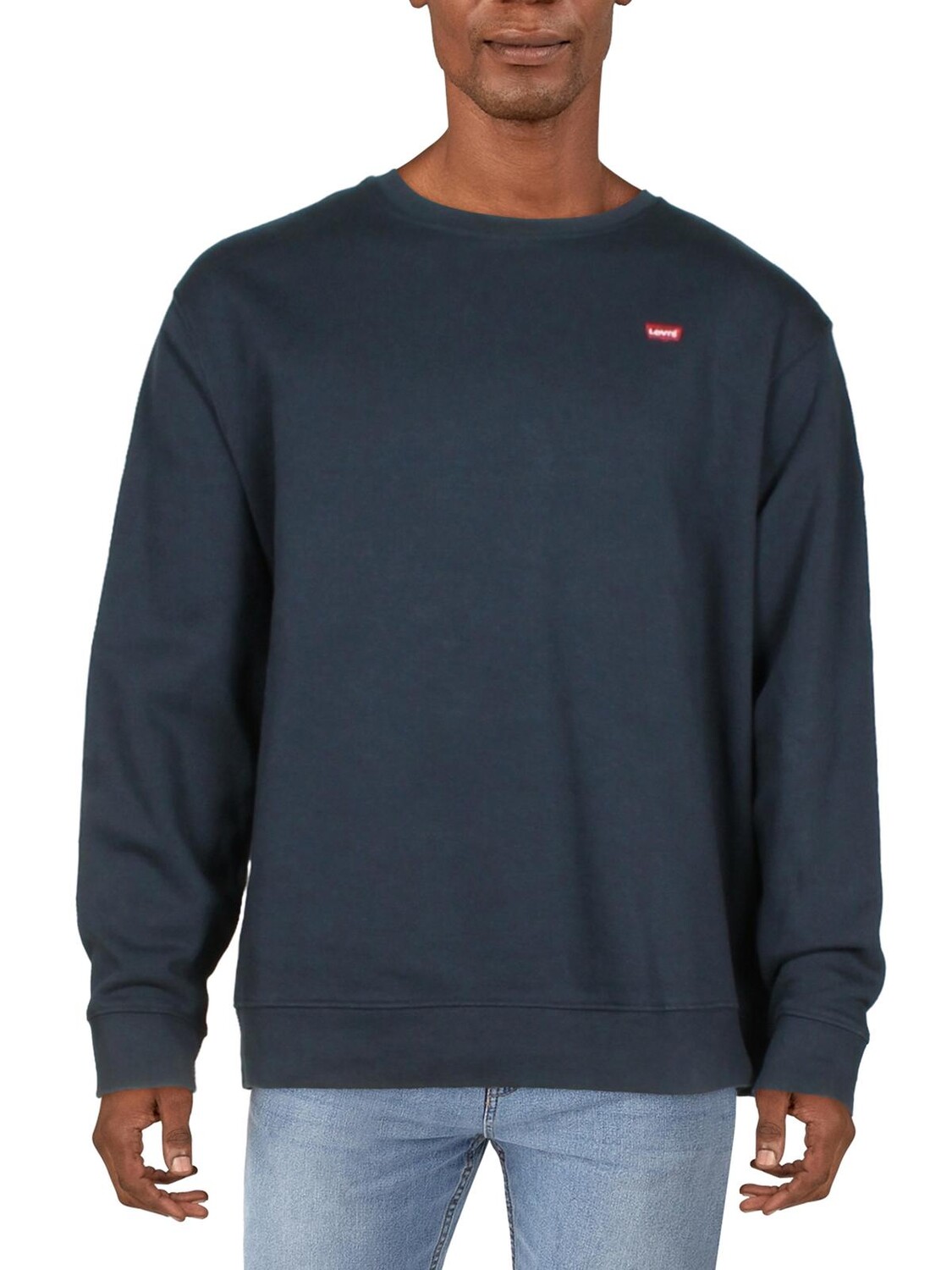 

Мужской флисовый пуловер Core Crew Levi's, темно-синий
