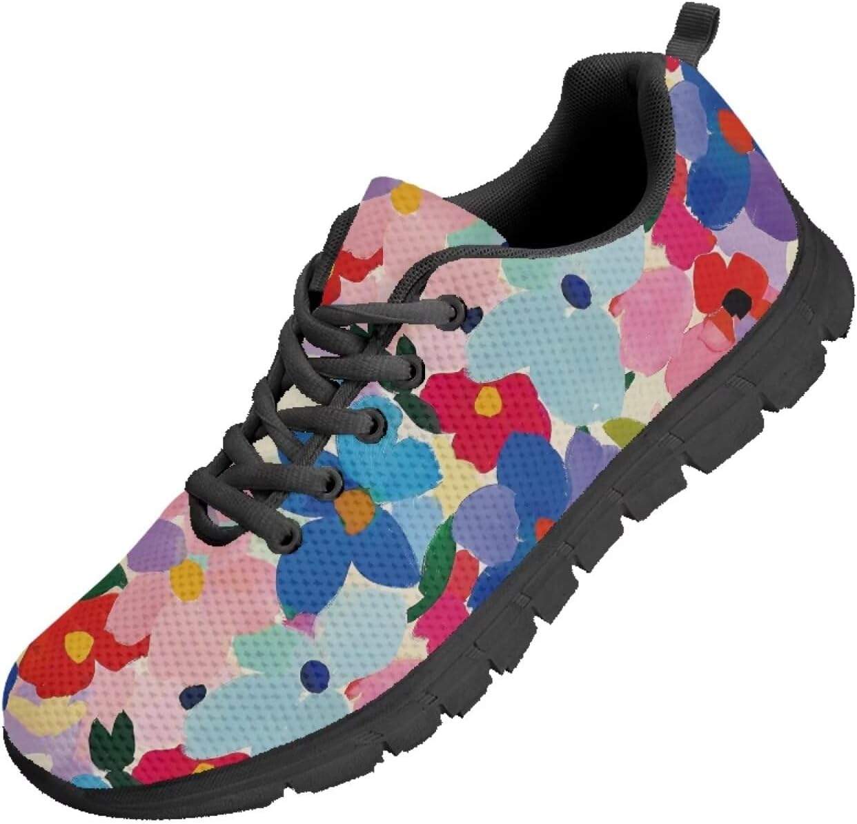 

Мужские кроссовки Funnydude с забавным принтом, удобные осенние прогулочные туфли на шнуровке для работы, Cartoon Floral