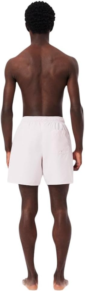 Мужские шорты Lacoste Core Collection Classic выше колена, Flamingo Pink/Green — фото 3