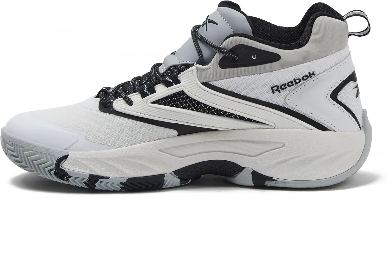 Кроссовки Reebok Zone Breaker для мужчин, White, Jet Black, Grey — фото 3
